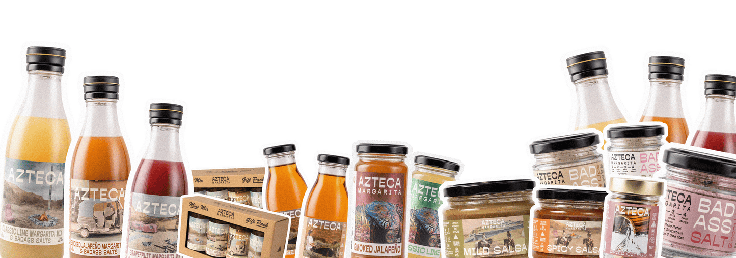 shop online for all these wonderful margarita supplies from your favoutitr Byron Bay margarita merchants, Azteca Margarita