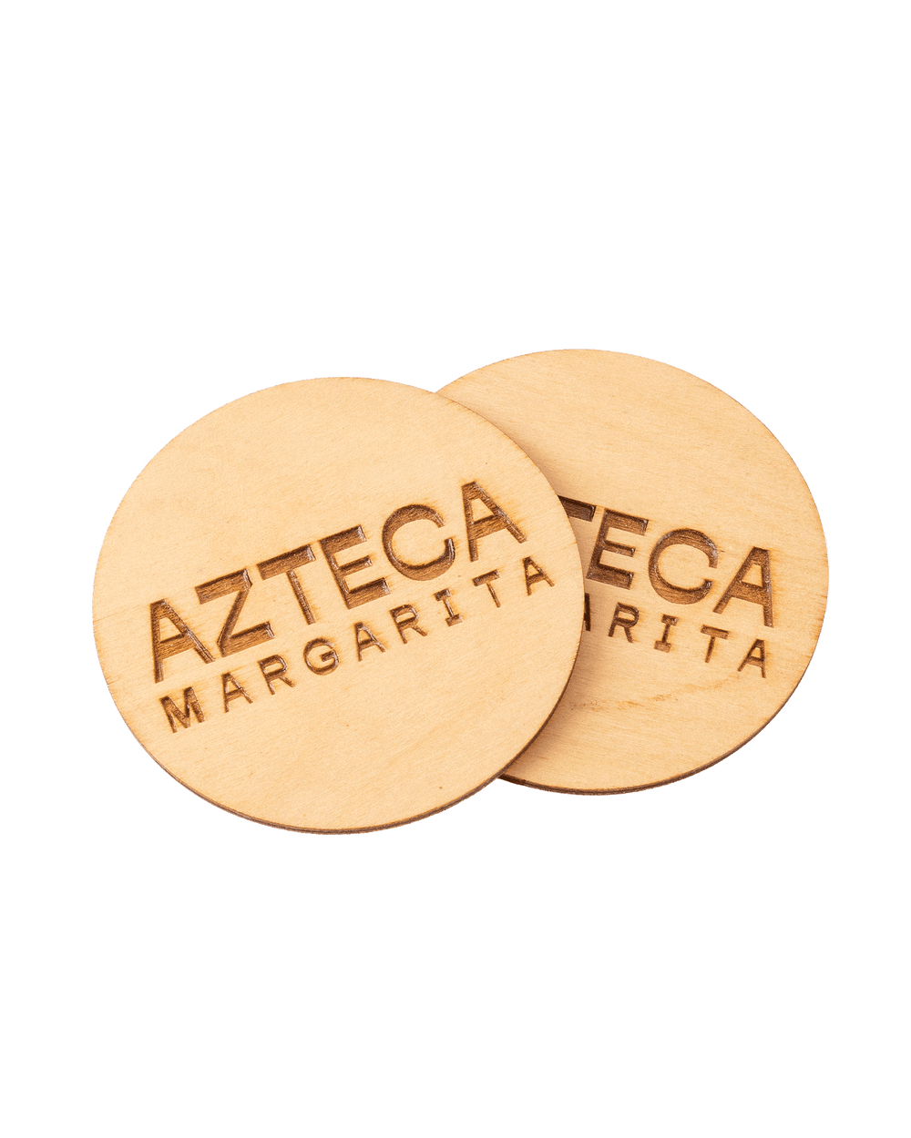 Azteca Margarita handmade and unique timber cocktail coasters for your Margaritas at home