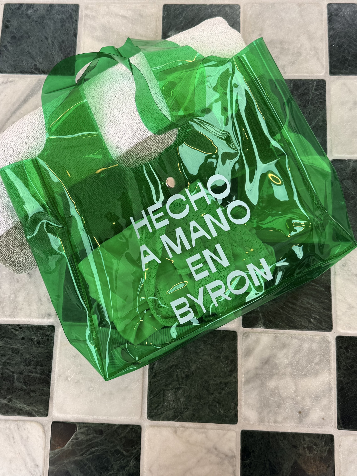 
                  
                    AZTECA Hecho a Mano Recycled PVC Tote
                  
                