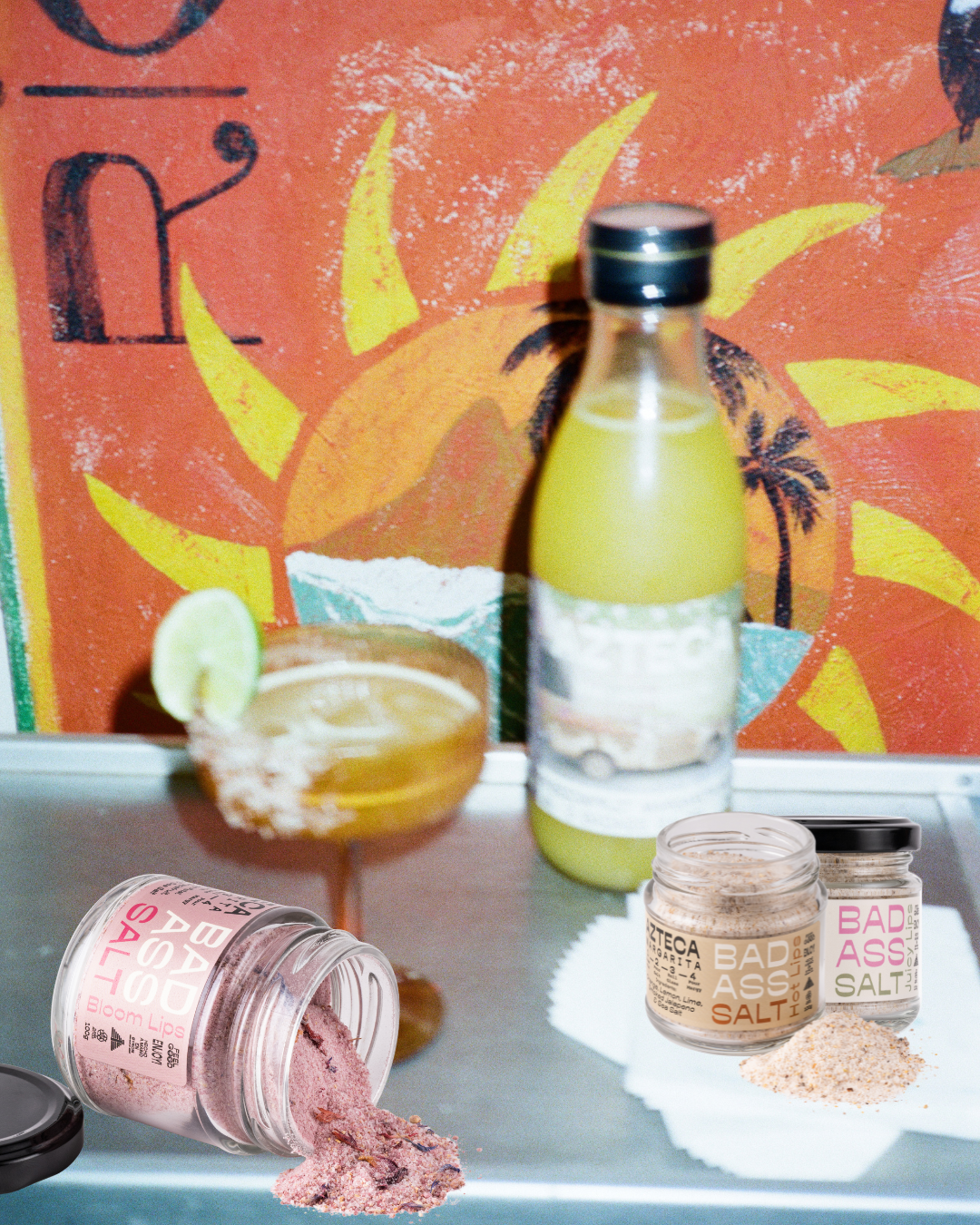 Good things come in 3! BADASS Salt Trio – Azteca Margarita