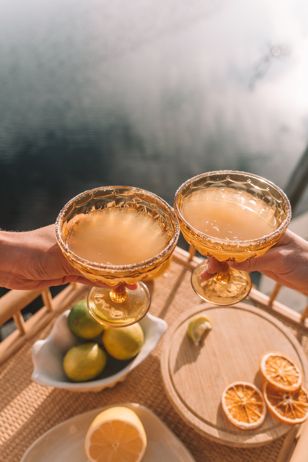 
                  
                    Amber Margarita Glasses
                  
                