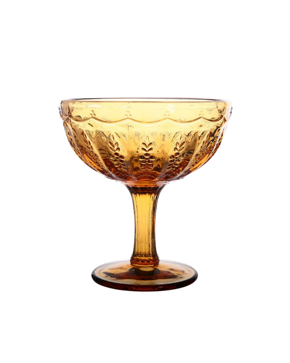 amber coloured margarita glasses from Azteca Margarita